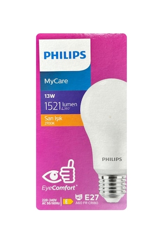 Mycare 13w Sarı Işık E27 Duylu Led Ampul, 12 Adet Diğer