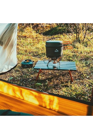 Dancemonkey Küçük Widesea Wstb-001 Kamp Piknik Masası Kırmızı - Siyah