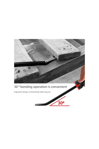 Mufunye 18 İnç Çok Amaçlı Tornavida: Otomobil Tamiri, Ahşap İşleri Ve Çivi Çekici - Ergonomik Saplı Dayanıklı Viraj Çubuğu