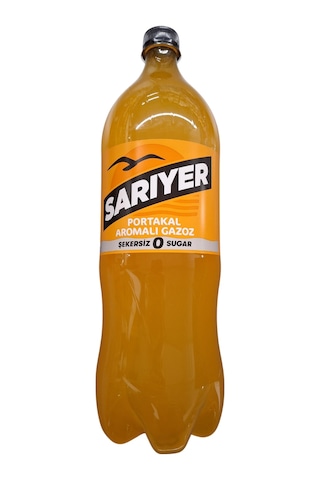 Sarıyer Portakal Aromalı Gazoz Şekersiz 1,5 Lt X 6 Adet