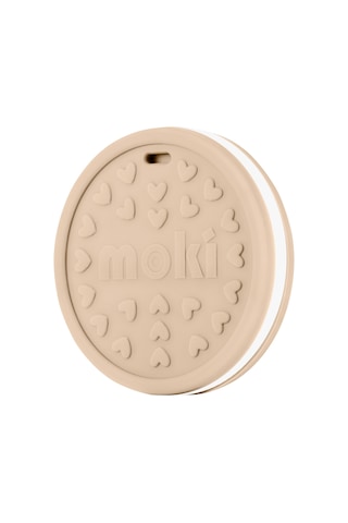Silikon Diş Kaşıyıcı Kuki Latte Bej