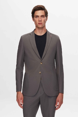 D's Damat Ds Damat Slim Fit Açık Gri Baskılı Sihirli Takim Elbise 1hc05ım09577m Gri