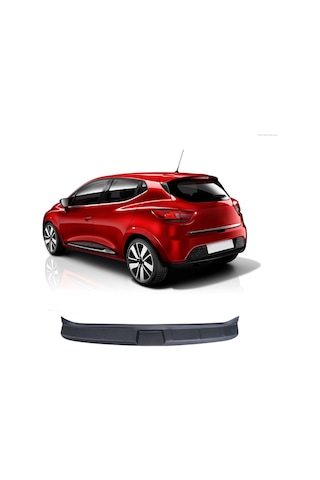 Renault Clio 4 Uyumlu 20122 Ve Üzeri Geniş Model Abs Arka Tampon Üstü Koruma