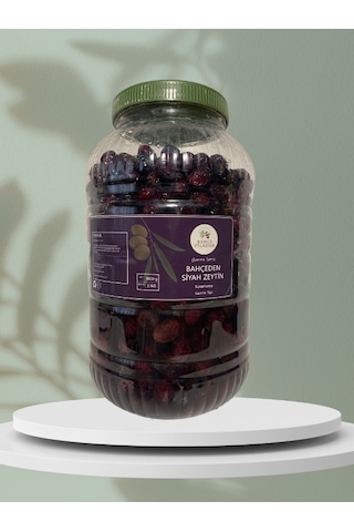 Gurme Serisi - Yuvarlama Siyah Zeytin 2 No 220-260 Dane 3000 Gr