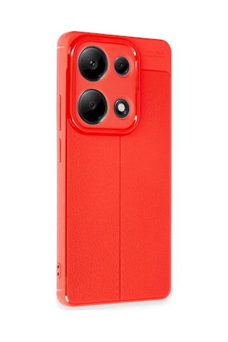 Newface - 831 - Xiaomi Redmi Note 13 Pro 4g Kılıf Auto Focus Kapak - Csmo-tex - - Kırmızı