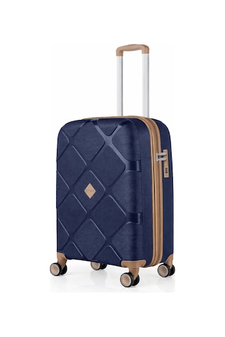 Kabin Boy %100 Polipropilen Valiz Lacivert Taba 6990 Lacivert - Taba