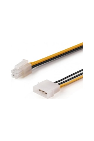 4 Pin Atx 12v To 4 Pin Molex 12 Power Güç Kablosu 30 Cm - Kp-102
