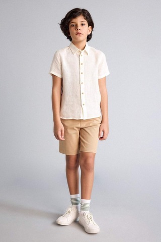 Defacto Gabardin Şort Erkek Çocuk C2955a826smbg203 Bej-bg203
