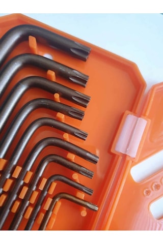 9 Parça Torx Yıldız Uzun Alyan Takımı