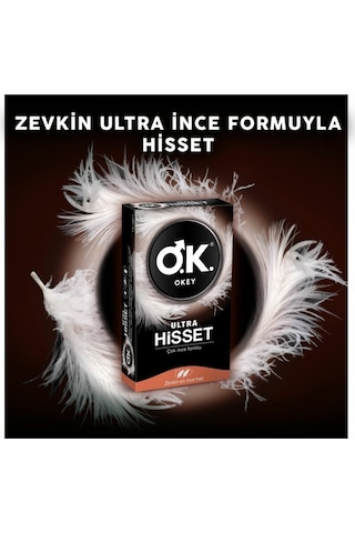 Okey Ultra Hisset 40'lı Prezervatif + Okey Nirvana Uyarıcı Jel 100 ML Set