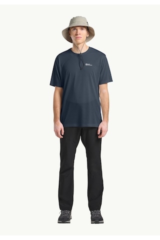 Jack Wolfskin Vonnan S S T M Erkek T-shirt-29779 Koyu Gri