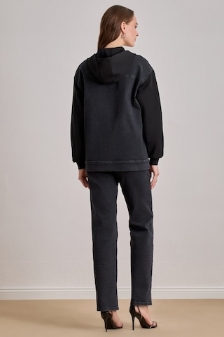 Slim Straight Siyah Jean Pantolon Siyah