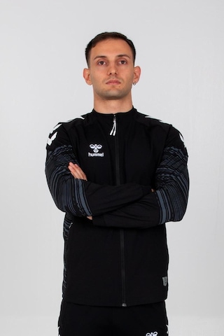 Hummel Line Zip Jacket 922452-2001 Siyah Erkek Fermuarlı Ceket Siyah