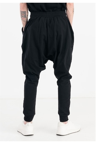 Jahr Marc Siyah Slim Fit Yanları Cepli Erkek Şalvar Eşofman Altı Siyah