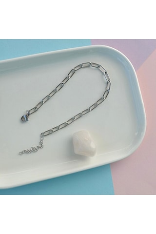 Çelik Bileklik Unisex Ataç Model Hediyelik Çelik Bileklik Altın