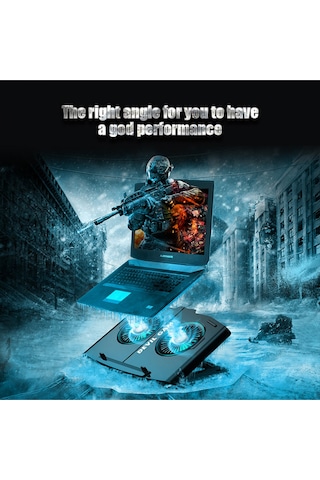 Newface SR02 Fanlı Laptop Standı - Kırmızı