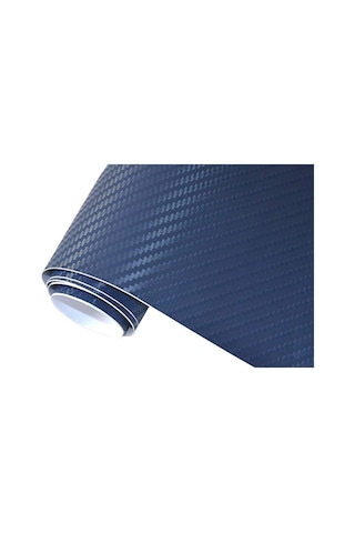 152cmx1mt Mavi Karbon Folyo 3d Hava Kanallı Araç Kaplama Folyosu