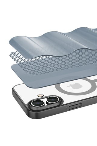Apple Uyumlu iPhone Buff 16 Magsafe Slim Fit Kılıf Black