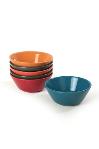 Keramika Rainbow Hitit Çorba Kasesi 14 Cm 6 Adet 113/617