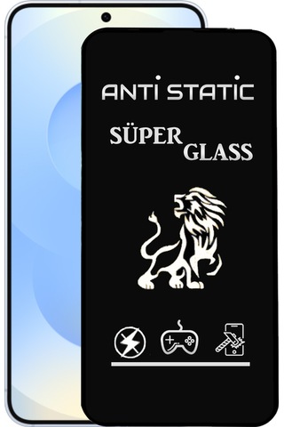 Samsung Galaxy Uyumlu S25 Tam Kaplayan Anti Statik Dayanıklı Süper Cam Ekran Koruyucu