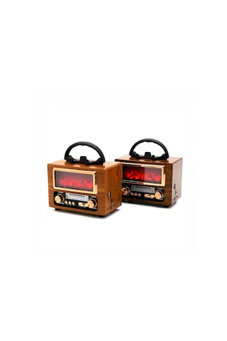 Nss Platoon Ns-901bt Pl-4715 Fm Radyo Retro Speaker Mp3 Usb Şömine İbreli Tf Player Usb Şarjlı