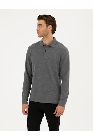 Pierre Cardin Erkek Antrasit Melanj Sweatshirt 50294438-vr081 Antrasit Melanj