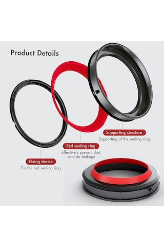 V11/v15/sv14/sv15/sv22 İçin Toz Haznesi Üst Sabit Sızdırmazlık Halkası