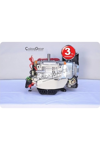 Goldmoto Gm200E Benzinli Motor 6.5 Hp Marşlı Krank Mili Kamalı