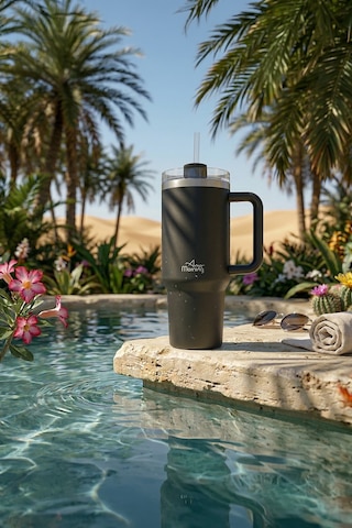 Any Morning Vaha 1200 Ml Üç Kademe Çevirmeli Kapaklı Çift Katman Çelik Termos Mug Siyah Sı2440217 Siyah