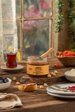 1001 Çiftliği Kakaolu Fındık Ezmesi 280g Katkısız
