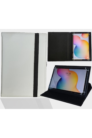 Lenovo Yoga Tab 11'' Tablet Uyumlu Standlı Üniversal Kapaklı Tablet Kılıfı Kapaklı Kılıf