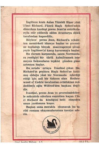 İvanhoe - Walter Scott Cep Kitabı 1.baskı
