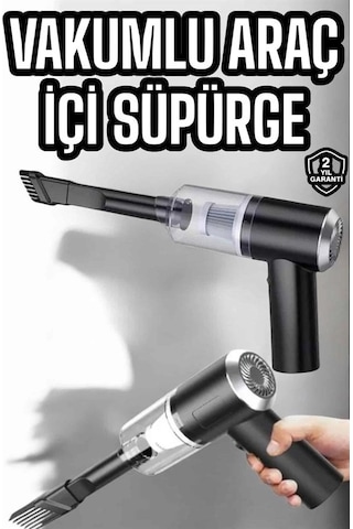 Hubrendy Tekno Araç İçi Süpürge Filtreli Şarjlı Süpürge Vakumlu Yıkanabilir