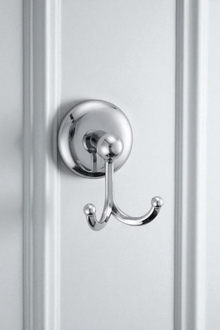 2li Banyo Havlu Bornoz Askılığı Gri