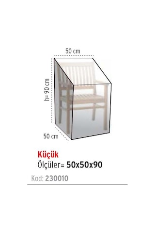 Homaks Sandalye Koruma Örtüsü 50X50
