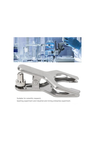 Dianziye 304 Paslanmaz Çelik Küresel Bağlantı Tutucu - Laboratuvar Destillation Reaktörü İçin Demir Ayak Direğinde Koleksiyon Flakonunu Sabitleyen 31mm Çaplı Zımba Aleti