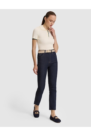 Pierre Cardin Kadın Koyu Mavi Pantolon Jean 50324066-vr032