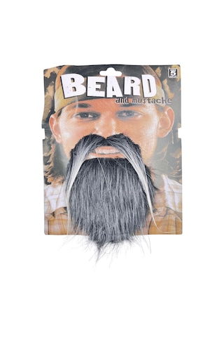 Takma Kendinden Yapışkanlı Sakal Bıyık Beyaz Geçişli Tüm Yaşlar