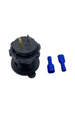 12v-24v Telefon Şarj Cihazı Usb+type-c 3 A Mavi Işık 28 Mm
