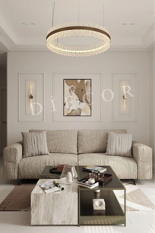 Diecor Dekoratif Boyanabilir 2,5 Cm Duvar Çıtası Hazır Kesimli 5 Adet Çerçeve Paketi Bej Model:xa275