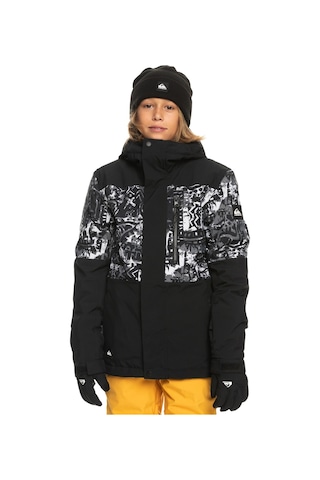 Quıksılver Mıssıon Prınted Block Çocuk Snowboard Montu Siyah