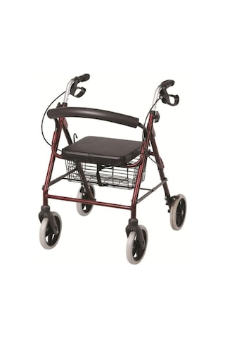 Rolatör 4 Tekerli Yürüteç Rollatör Lüx Oturaklı