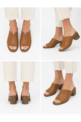 N Napa Shoe Np.1513.taba.deri Terlik