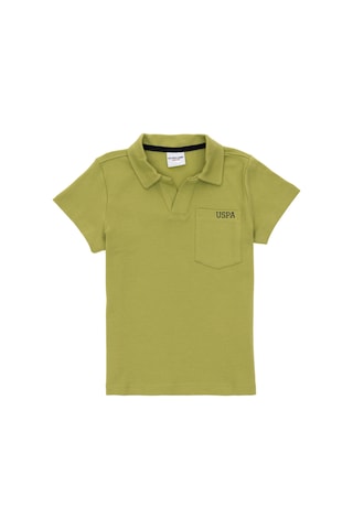 U.S. Polo Assn. Erkek Çocuk Fıstık Yeşili Polo Yaka Tişört 50295438-VR087
