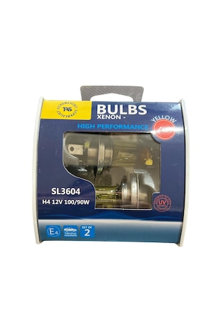 H4 Far Ampulu 12v 100w Sarı Isık