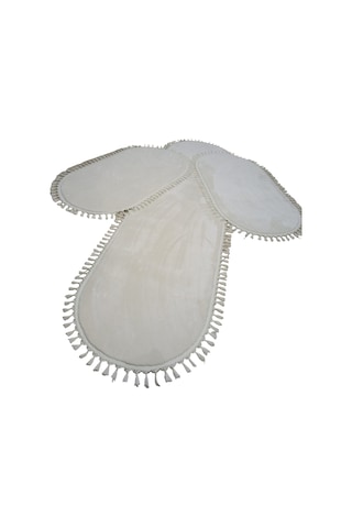 Altun Carpet Kırem Post Pelüş Kaymaz Ponpon Saçaklı Yatak Odası Ö