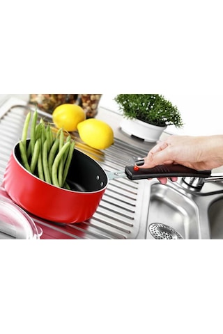 Papilla Redio 7Li 12-14-16 Cm Tava Seti. Kırmızı