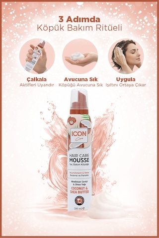 Saç Bakım Köpüğü 2'li Set Coconut & Mılk Protein