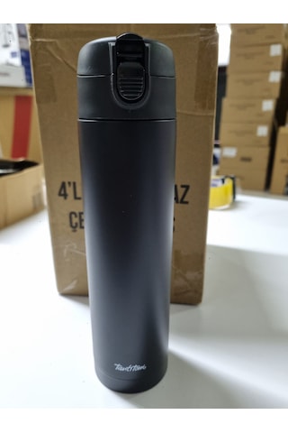 Tantitoni Paslanmaz Çelik Termos 450ml Siyah