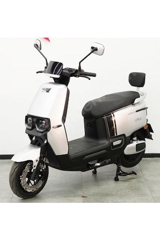 Kuba Gree-08 Elektrikli Moped Beyaz